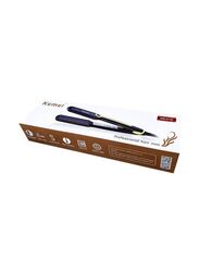 Kemei Professional Hair Straightening Iron, Black/Pink