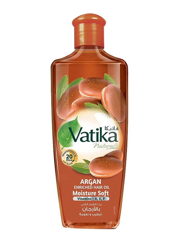 

Dabur Moisture Soft Argan Enriched Hair Oil for All Hair Types, 300 ml