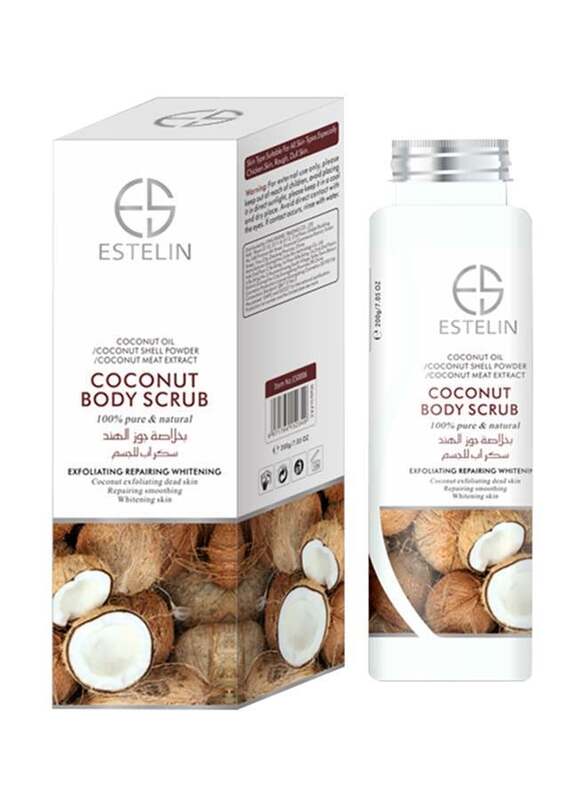 Estelin Coconut Body Scrub, 200gm