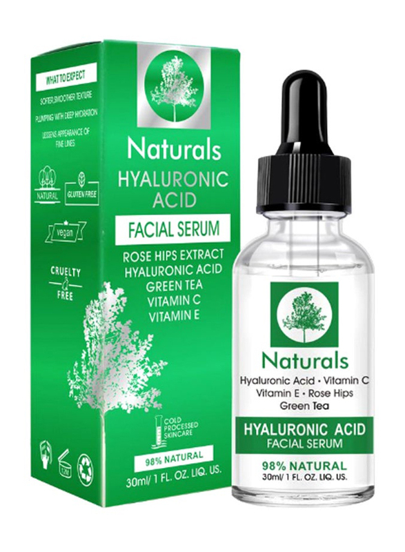 Naturals Hyaluronic Acid Facial Serum, 30ml