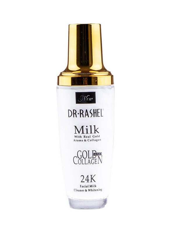 Dr. Rashel 24K Gold Collagen Facial Milk Cleaner & Whitening, 100ml