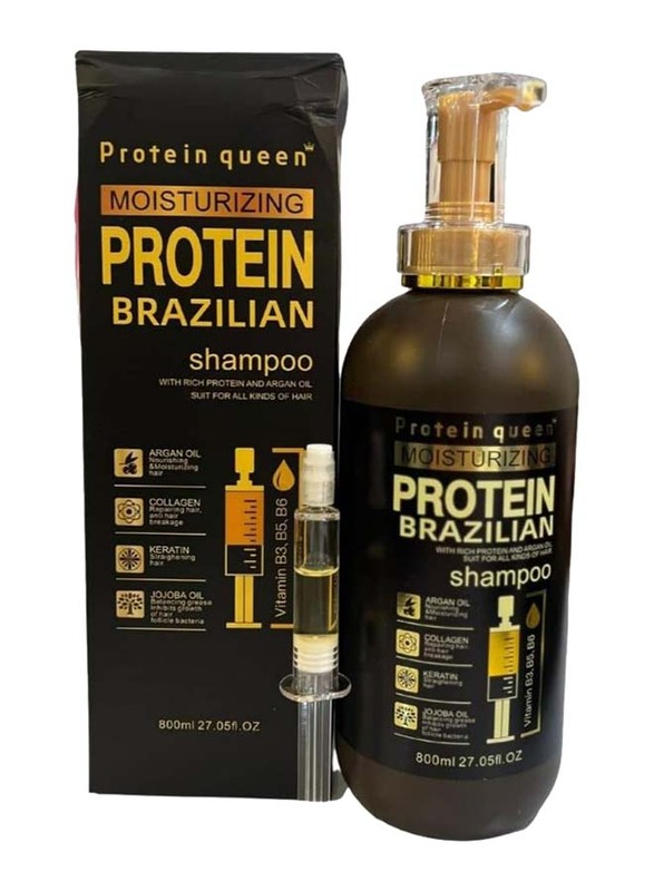 

Protein Queen Moisturizing Protine Brazilian Shampoo for All Hair Types, 800ml