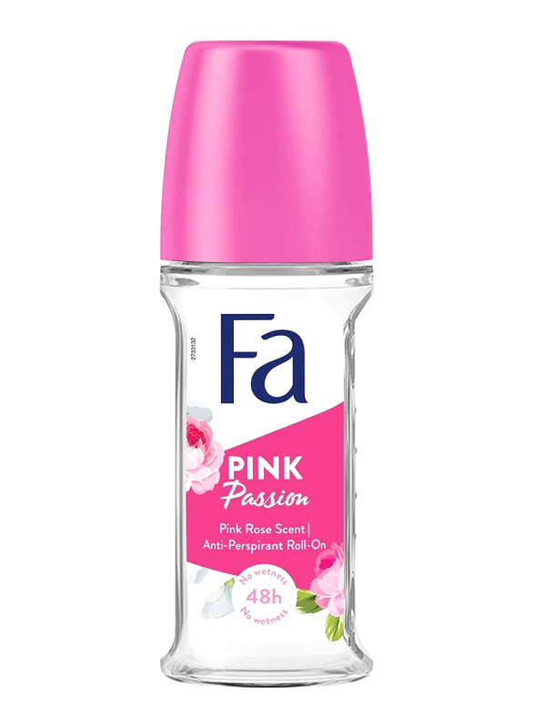 Fa Pink Passion Rose Scent Anti-Perspirant Roll-On, 50ml