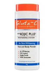 Gluta-C Whitening System Face and Body Powder, 40gm