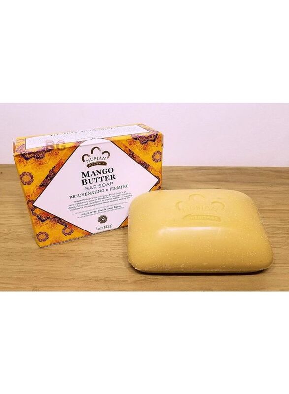 Nubian Heritage Mango Butter Soap Bar, 142gm