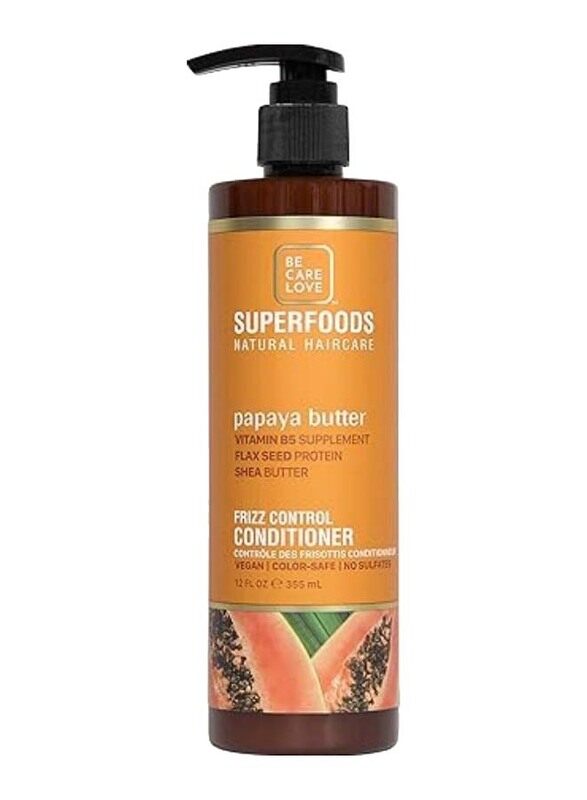 

Be Care Love Superfoods Frizz Control Papaya Butter Conditioner, 355ml