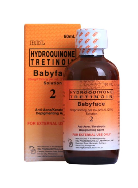 RDL Babyface Astringent Hydroquinone Tretinoin, 60ml