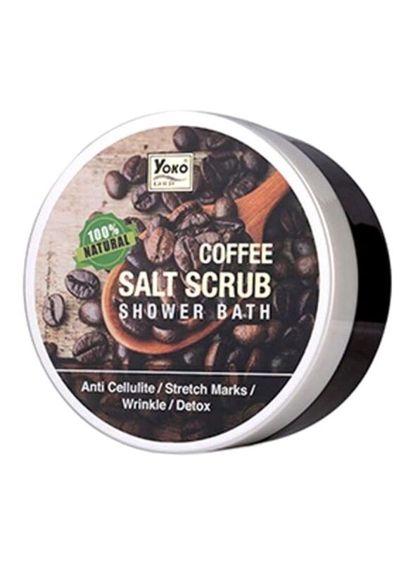 Yoko Coffee Salt Scrub, 240gm