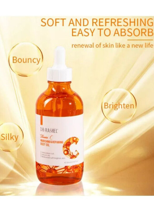 

Dr. Rashel Vitamin C Nourishing & Repairing Body Oil, 100ml