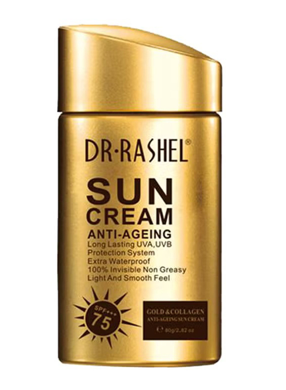 Dr. Rashel SPF75 Gold Collagen Sun Cream, 80gm