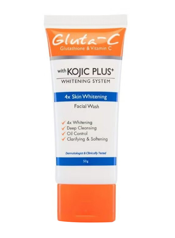 Gluta-C Facial Wash with Kojic Plus, 50gm