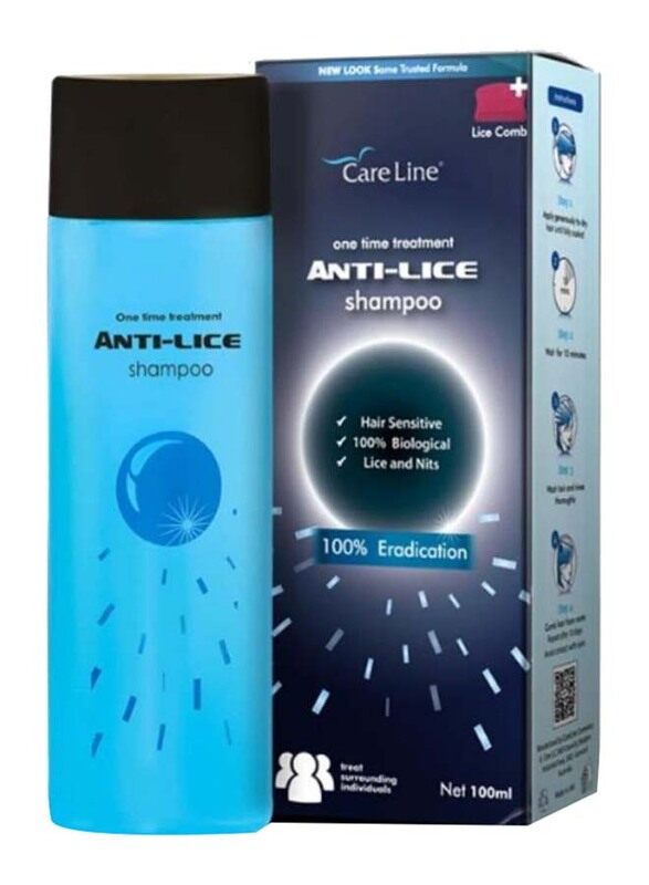 

Care Line Anti Lice Shampoo for All Hair Types, 100ml