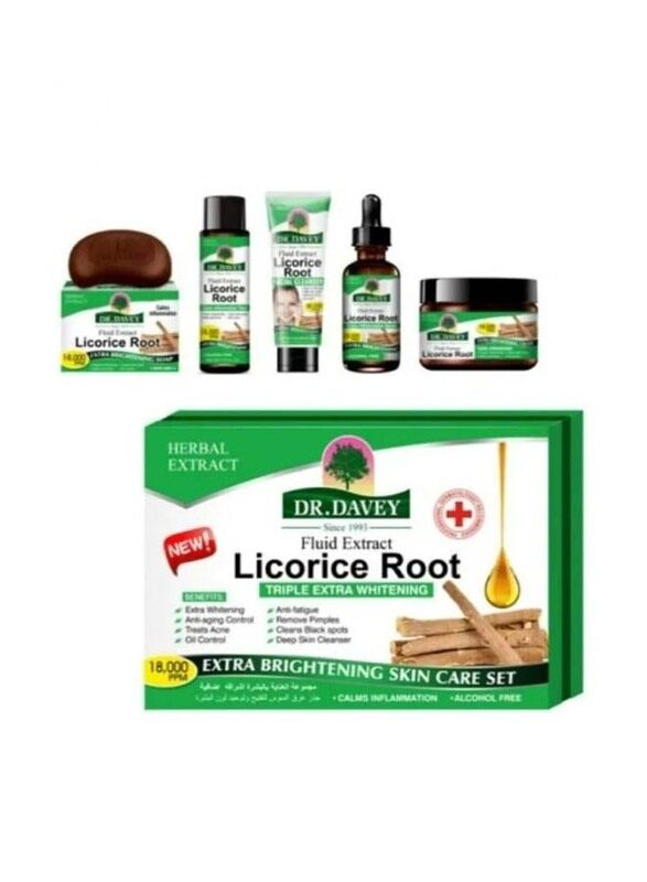 

Dr. Davey Licorice Extract Skin Care Set, 5 Pieces