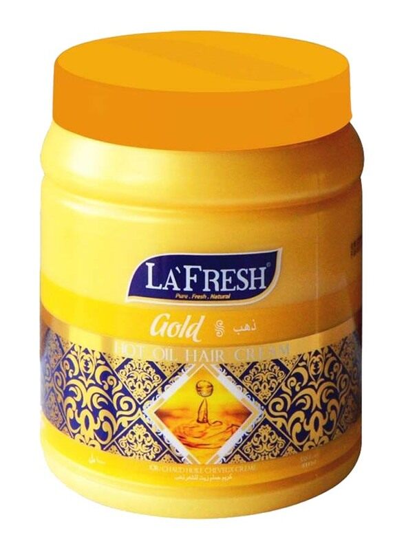 

La Fresh La'Fresh Gold Hot Oil Hair Cream for All Hair Types, 1000ml