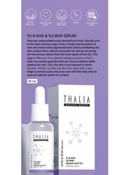 Thalia Revitalizing Skin Tone Smoothing Face Peeling Serum 10% AHA + 2% BHA, 30ml