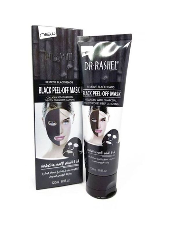 Dr. Rashel Peel-Off Facial Mask, Black, 120gm