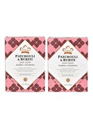 Nubian Heritage Patchouli and Buriti Bar Soap Set, Pack of 2 x 141g,