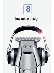 Kemei KM-5027 Electric Hair Clipper, Silver