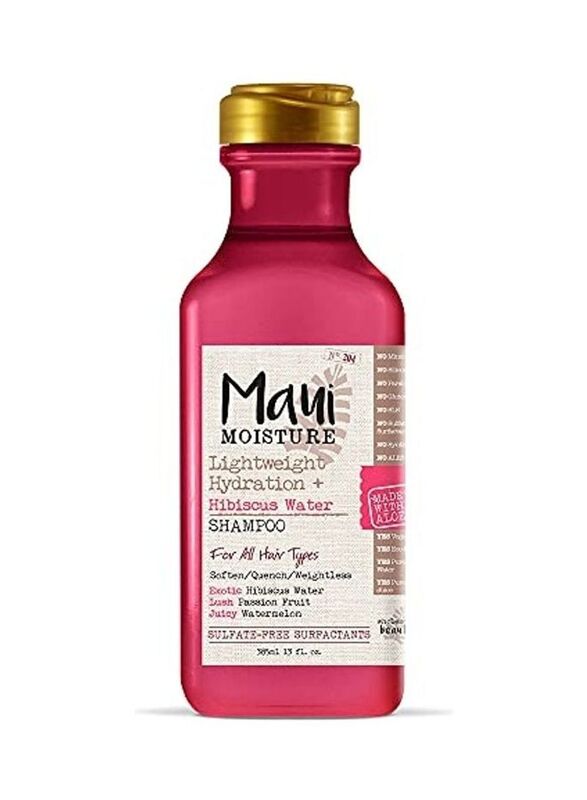 Maui Moisture Lightweight Hydration and Hibiscus Water Shampoo, 385ml