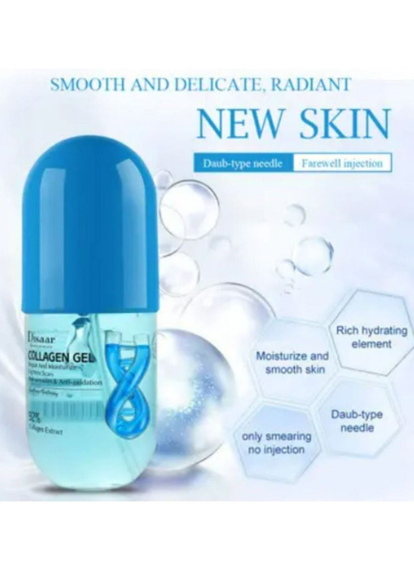 Disaar Skin Care Moisturizing Whitening Soothing Collagen Face Gel, 280ml