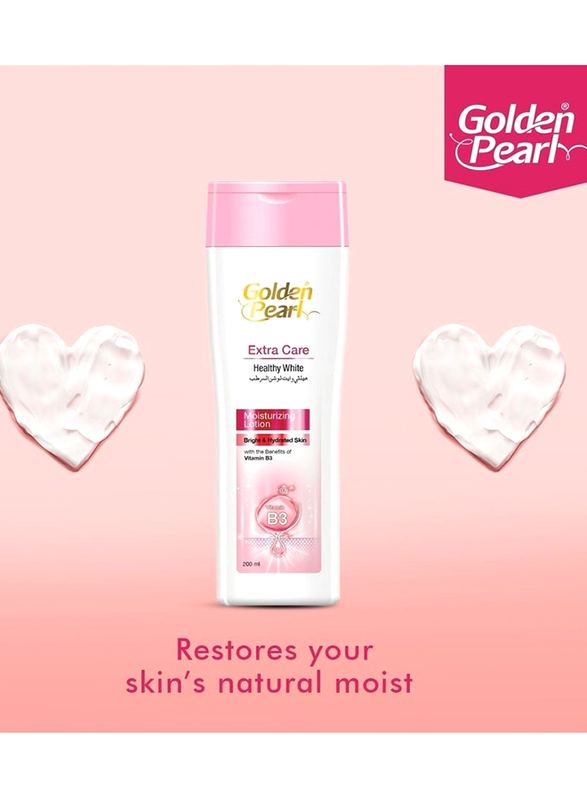 Golden Pearl Extra Care Healthy White Moisturizing Lotion, 200ml