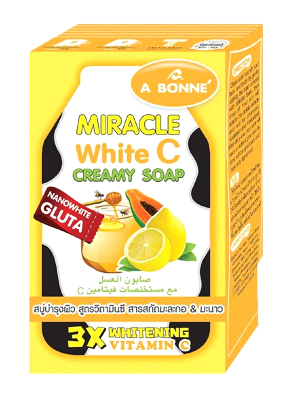 A Bonne Miracle White C Creamy Soap, 90gm