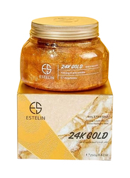 Estelin 24K Gold Body and Face Scrub, 250gm