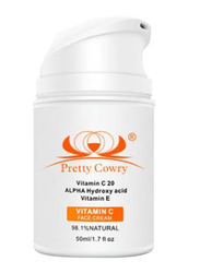 Pretty Cowry Hyaluronic Acid With Vitamin C Face Cream, 50ml