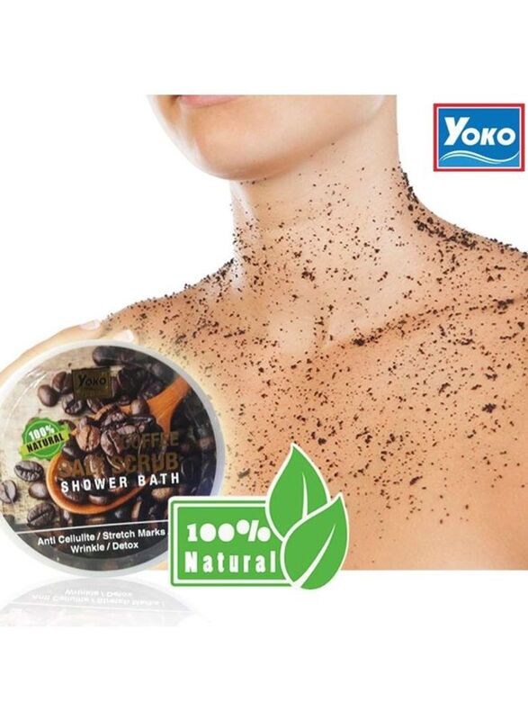 Yoko Coffee Salt Scrub, 240gm