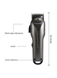 Kemei Professional Electric Hair Trimmer & Clipper Hair Stying Tools, KM-2603, Black