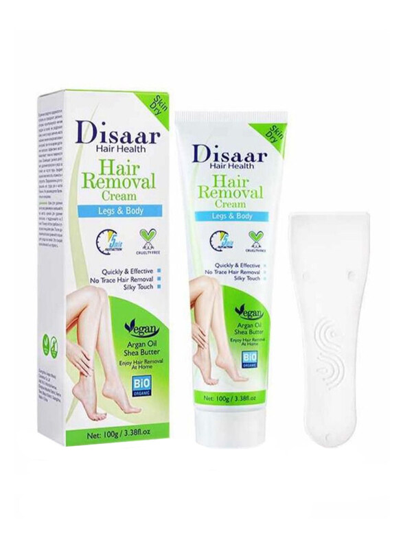 Disaar Argan Oil & Shea Butter Extract Hair Removal Cream, 100gm