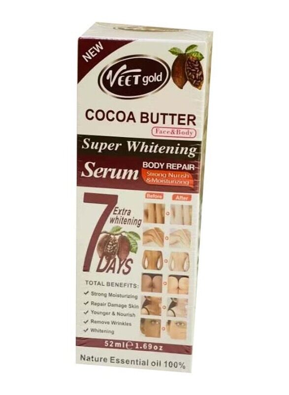 

Veet Gold 7 Days Cocoa Butter Super Whitening Serum, 52ml