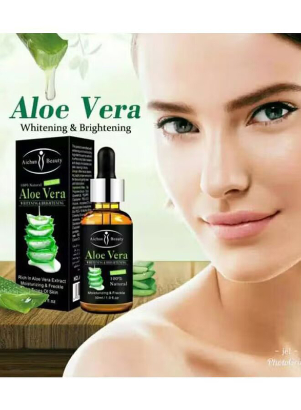 Aichun Beauty Aloe Vera Whitening and Brightening Face Serum, 30ml