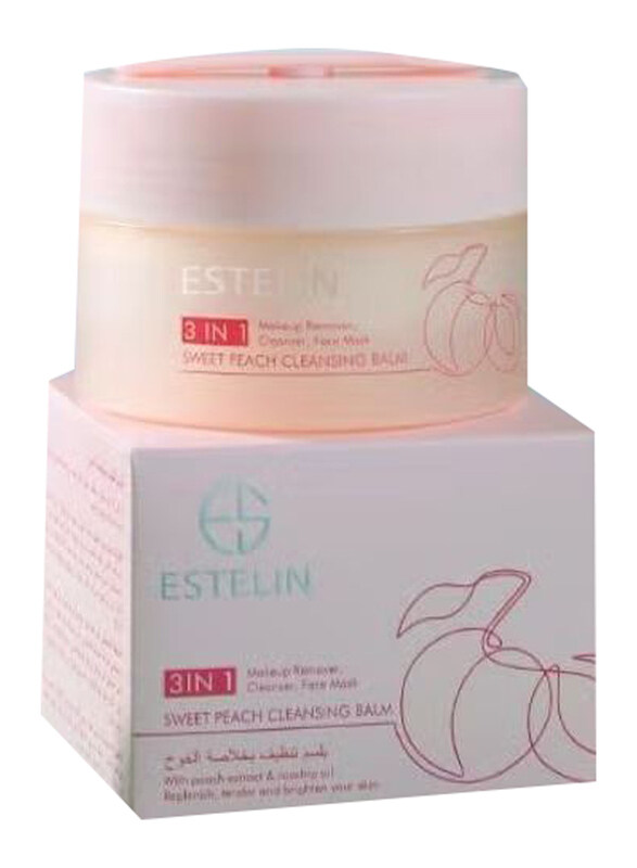 

Estelin 3-In-1 Sweet Peach Cleansing Balm, 100g