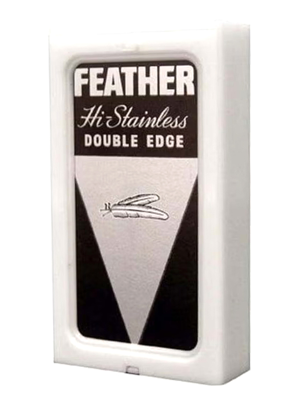 Feather Safety Double Edge Razor Silver Blades, 1 Piece