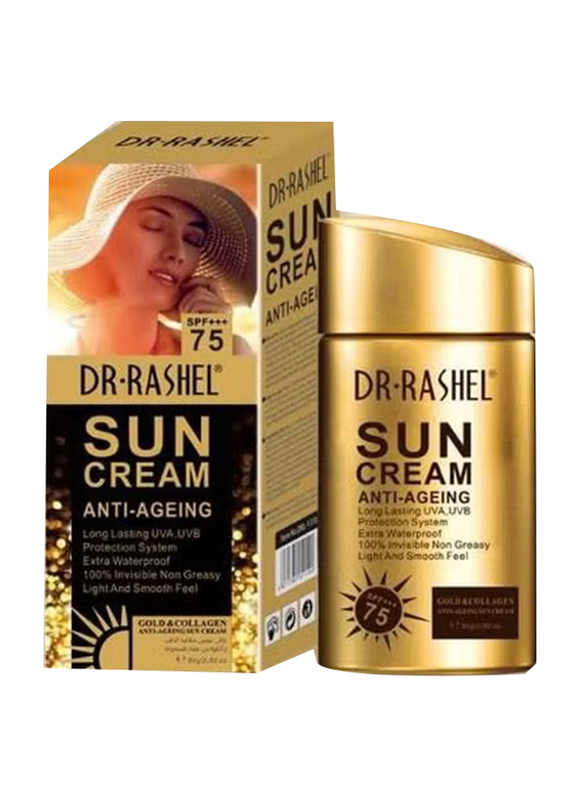 Dr. Rashel SPF75 Gold Collagen Sun Cream, 80gm
