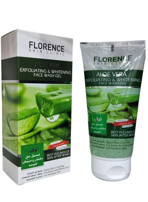 

Florence Exfoliating Whitening Aloe Vera Face Wash Gel