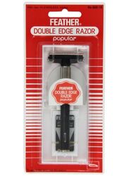 Feather Double Edge Shaving Razor, 7 x 3 x 3 inch