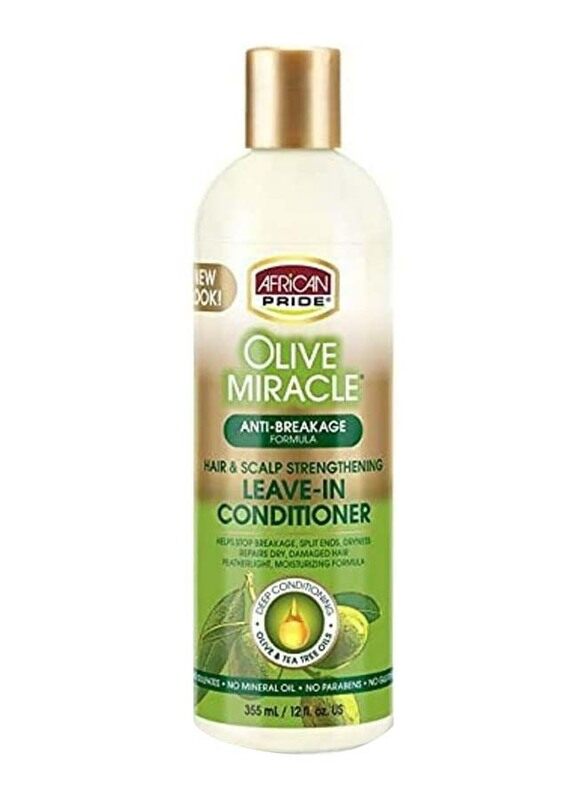 

African Pride Olive Miracle Leave-In Conditioner, 355ml