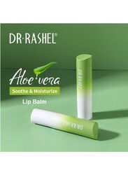 Dr Rashel Soothe and Moisturizing Lip Balm, Aloe Vera Green