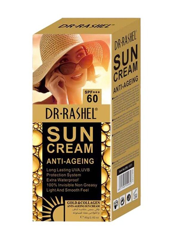 

Dr. Rashel Spf60 Multicolour Gold Collagen Sun Cream, 80g