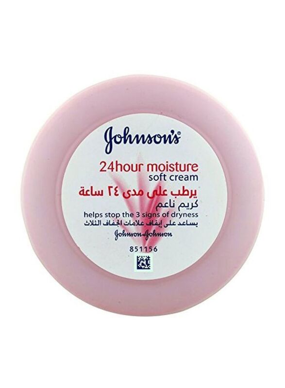 Johnson's 24-Hour Moisture Soft Cream, 200ml