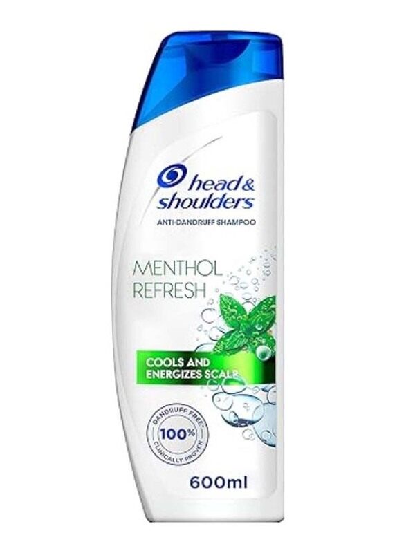 

Head & Shoulders Menthol Refresh Anti Dandruff Shampoo for Itchy Scalp, 600ml