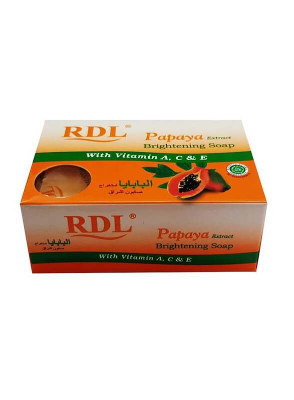 

RDL Papaya Extract Brightening Soap Bar, 135gm, 4 Pieces