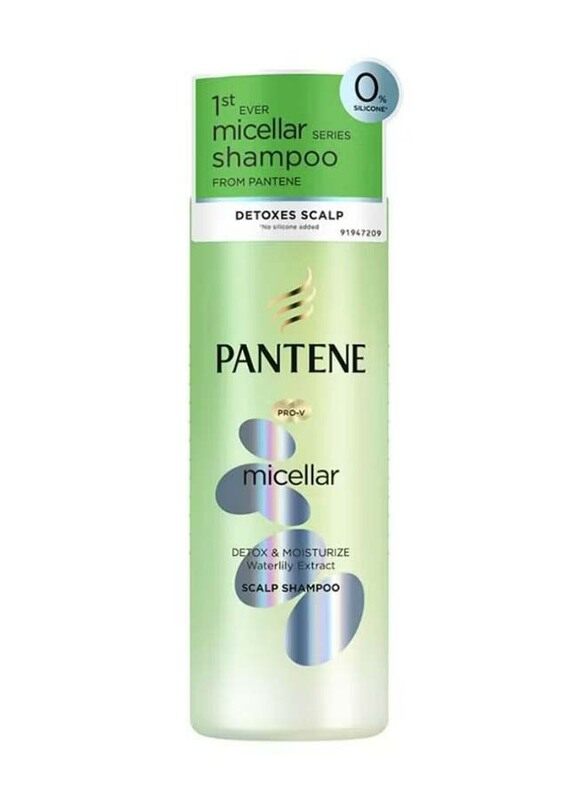 

Pantene Micellar Detox & Moisturize Waterlily Extract Scalp Shampoo, 530ml