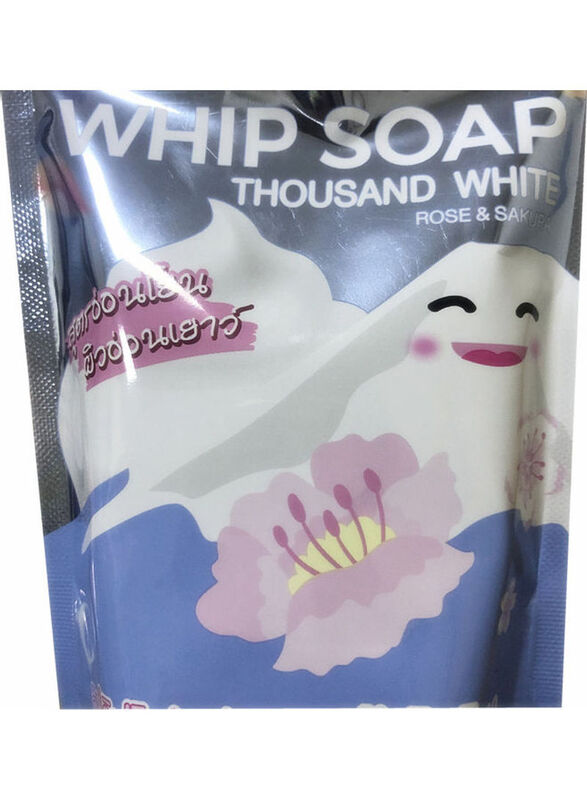 A Bonne Whip Soap Thousand White Rose Sakura, 100gm