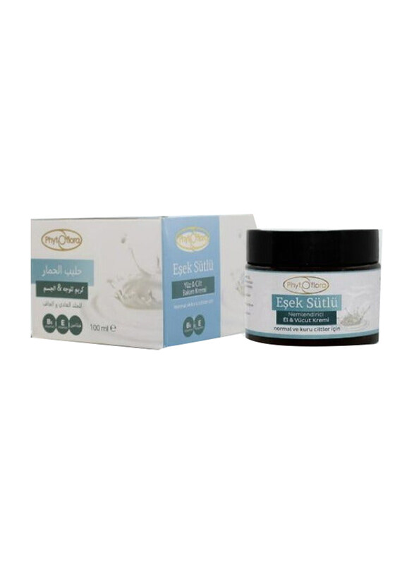 

Phytoflora Donkey Milk Cream To Moisturize The Face and Body, 100ml