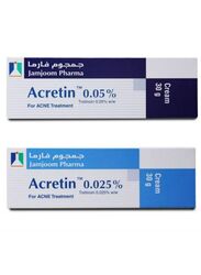 Jamjoom Pharma Acne Treatment Acretin Cream, 2 Pieces