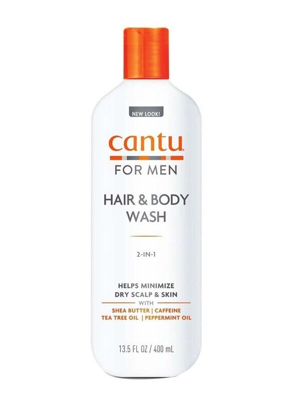 

Cantu Men 2-in-1 Hair & Body Wash for All Hair Types, 400ml