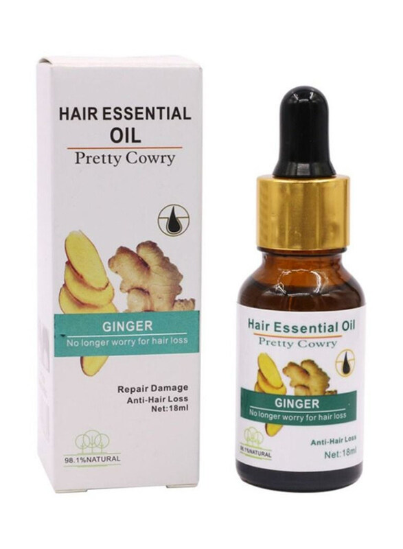 

Pretty Cowry Ginger Hair Essential Oil for All Hair Types, 18ml